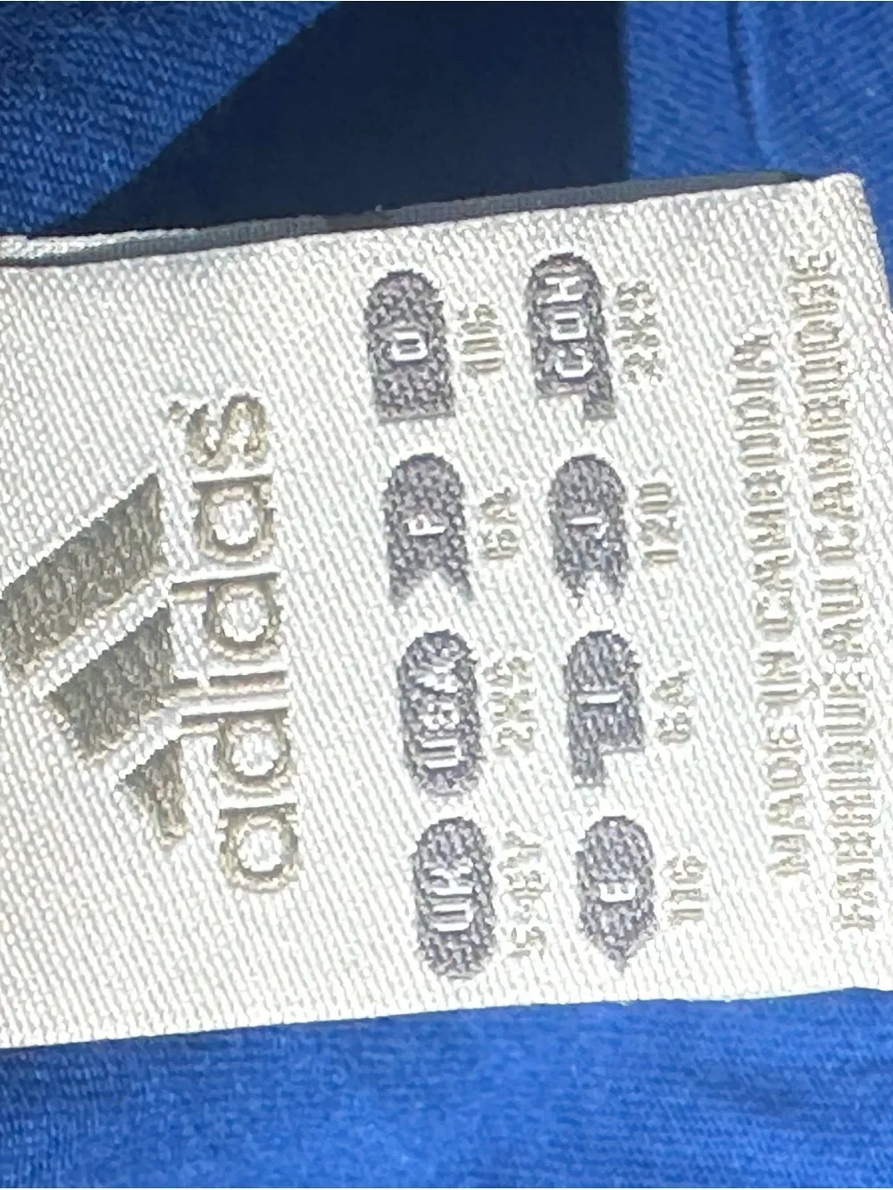 Adidas Originals Trefoil Logo Blue Graphic T-Shirt | Men’s XL | Red fuzzy Logo
